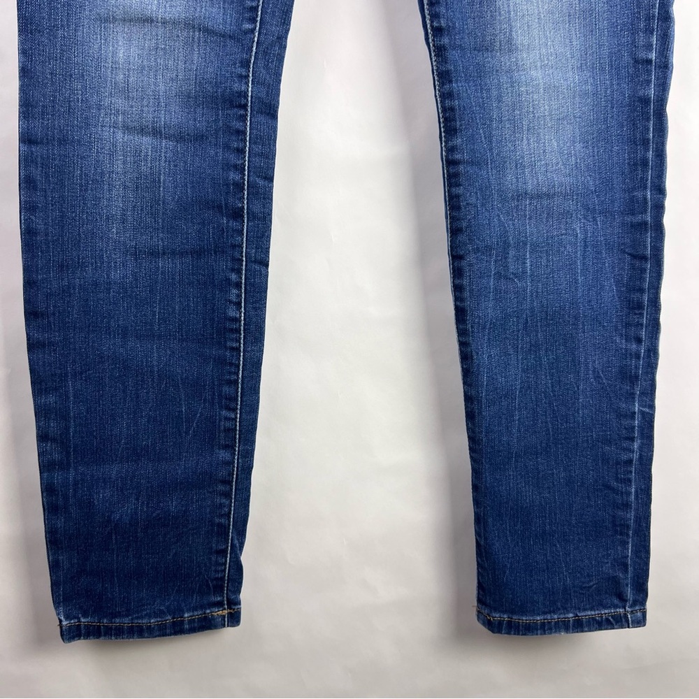 Jones New York Madison Skinny Jeans Blue Denim Mid Rise Stretch Size 6 - Picture 6 of 10